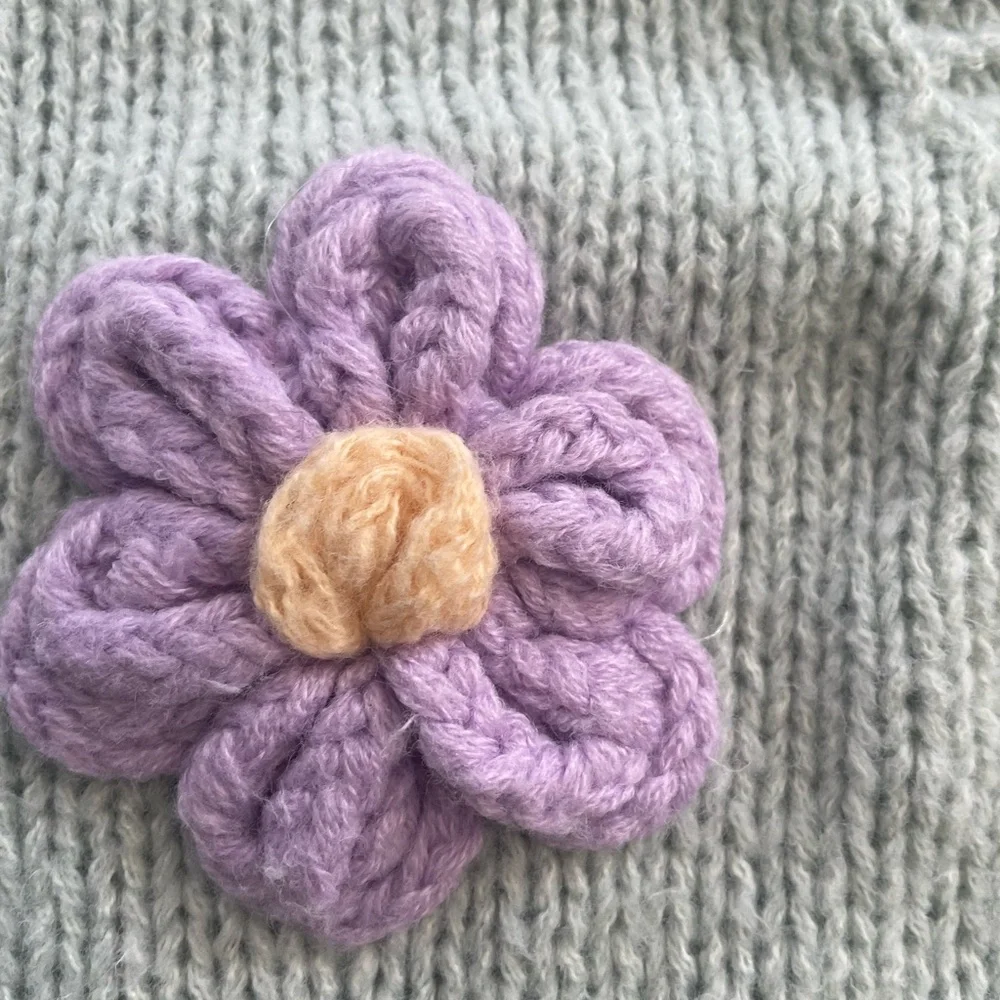 Floral Embroidered Cardigan - Green - Picture 6 of 7